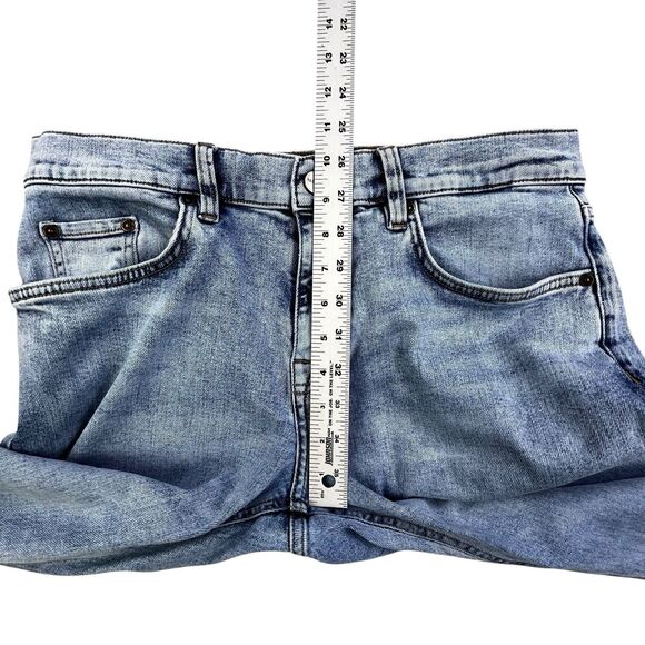 Tecovas Jeans Mens 33x32 Blue Denim Standard Fit Light Wash Western Cowboy - Picture 16 of 16